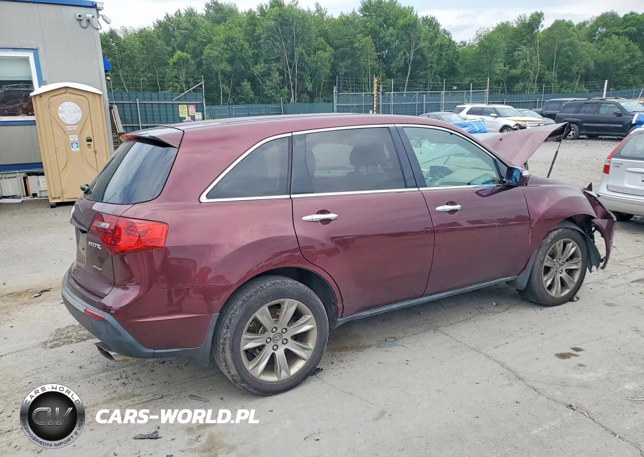 2012 Acura Mdx Advance VIN:2HNYD2H63CH539086 - 3