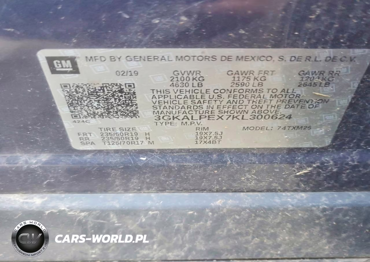 2019 GMC Terrain Slt VIN:3GKALPEX7KL300624 - 13