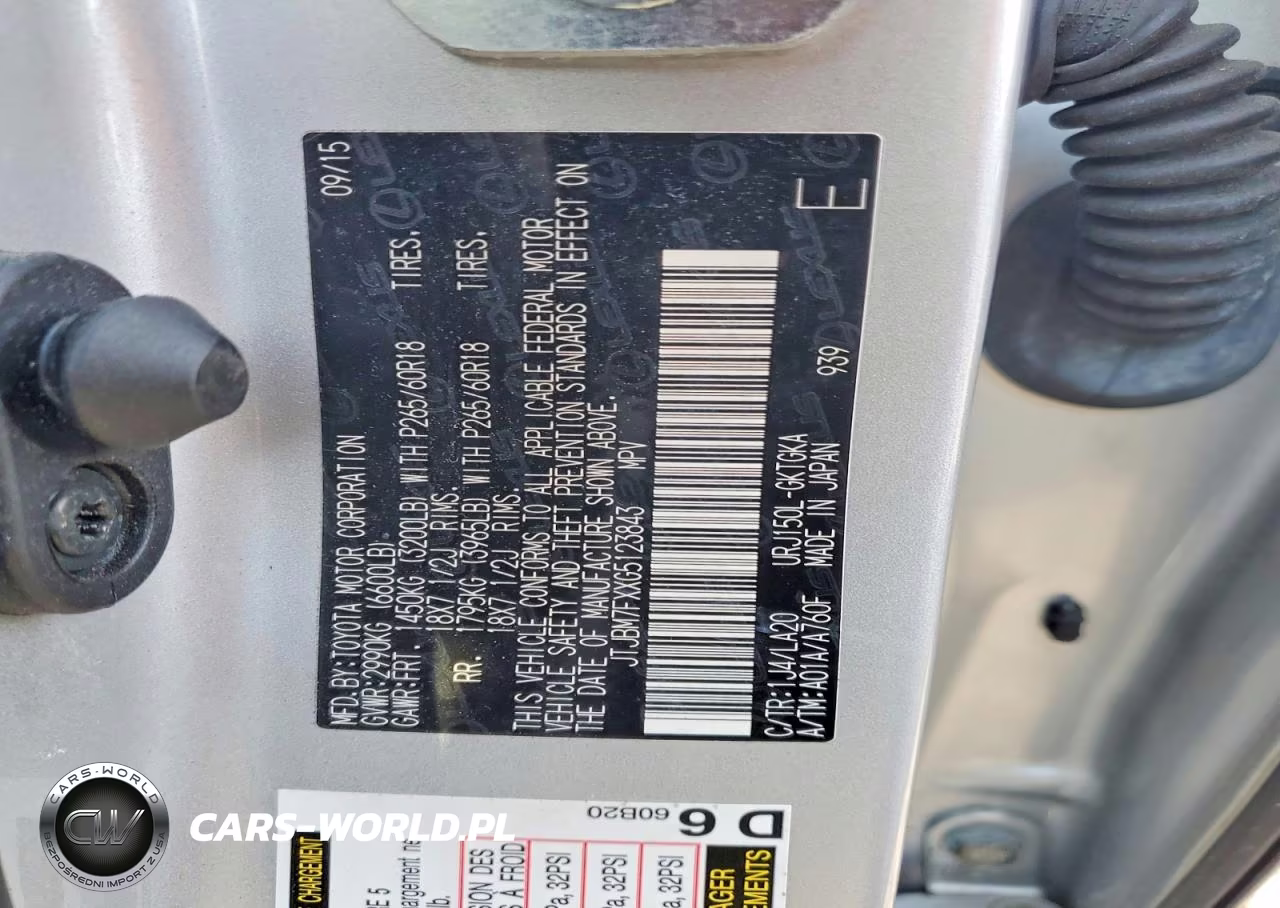 2016 Lexus Gx 460 VIN:JTJBM7FXXG5123843 - 13