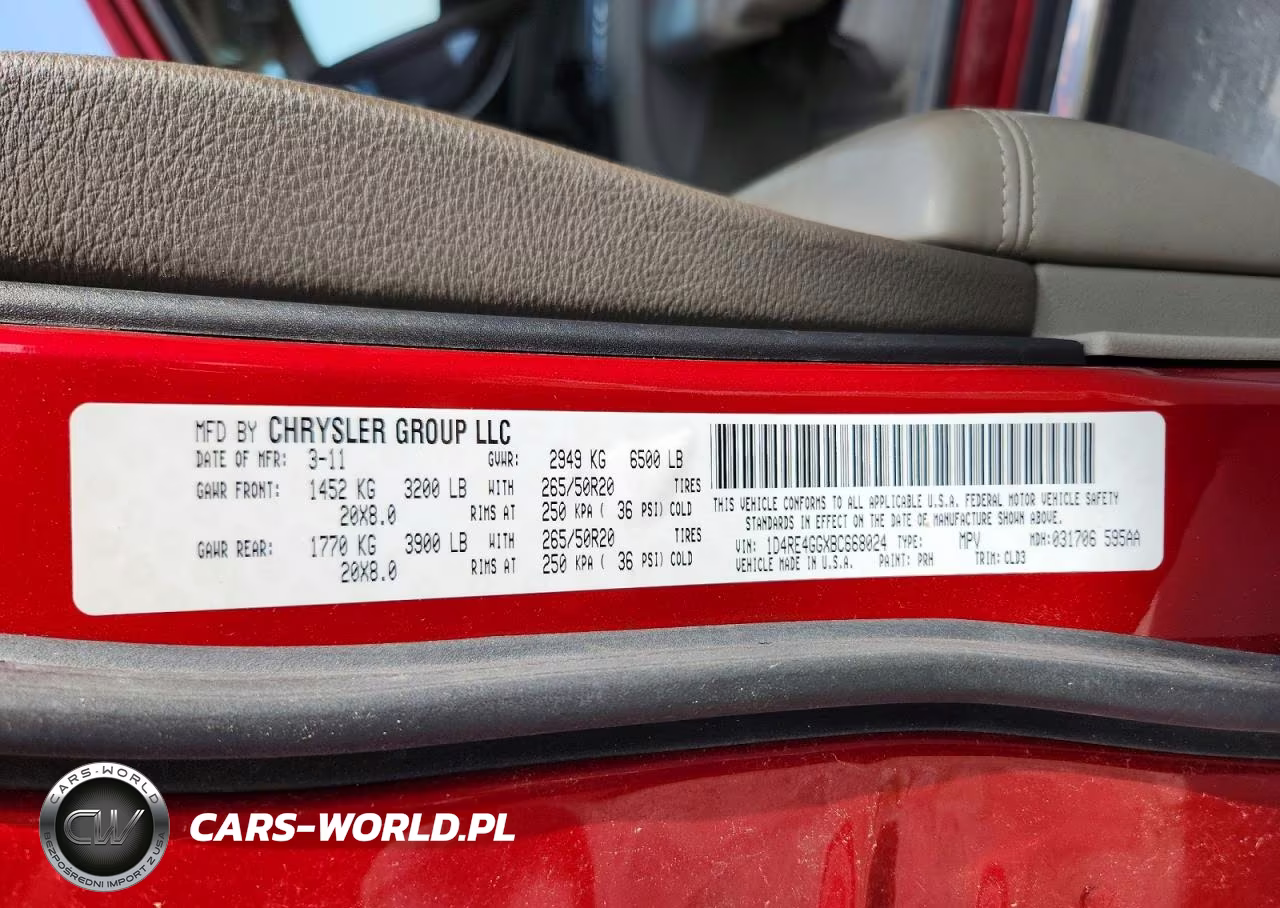 2011 Dodge Durango Crew VIN:1D4RE4GGXBC668024 - 13