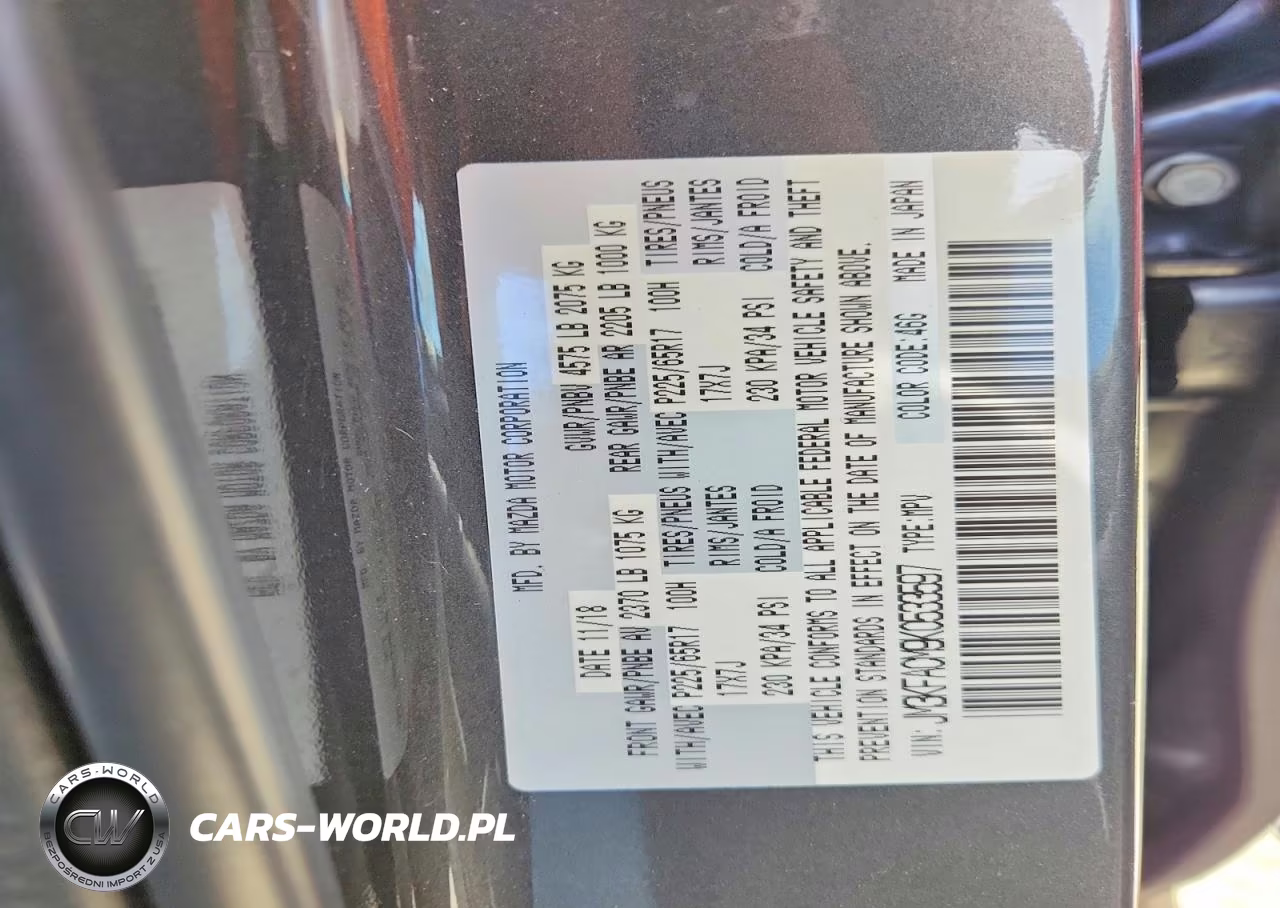 2019 Mazda Cx-5 Touring VIN:JM3KFACM9K0533597 - 14