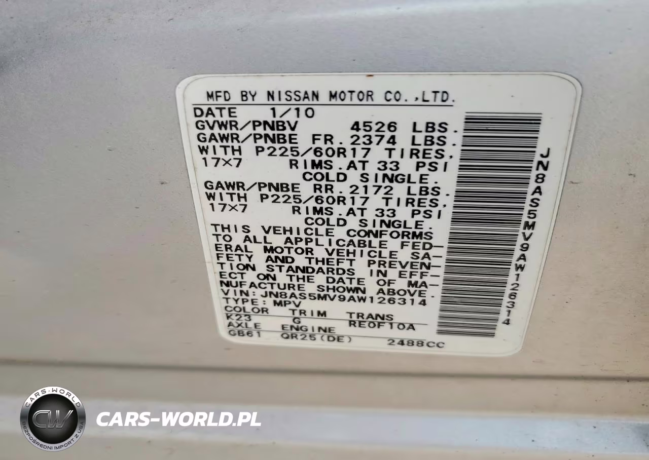 2010 Nissan Rogue S-Sl-Krom VIN:JN8AS5MV9AW126314 - 13