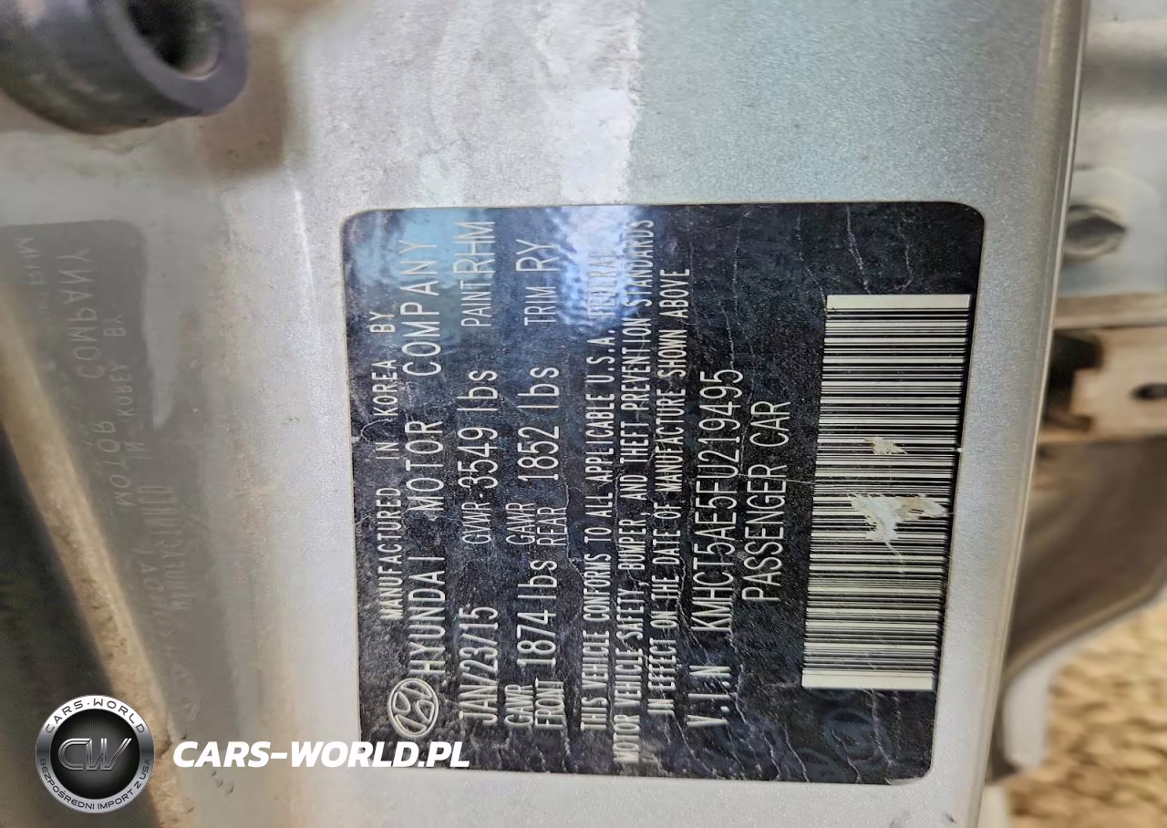 2015 Hyundai Accent Gs VIN:KMHCT5AE5FU219495 - 12