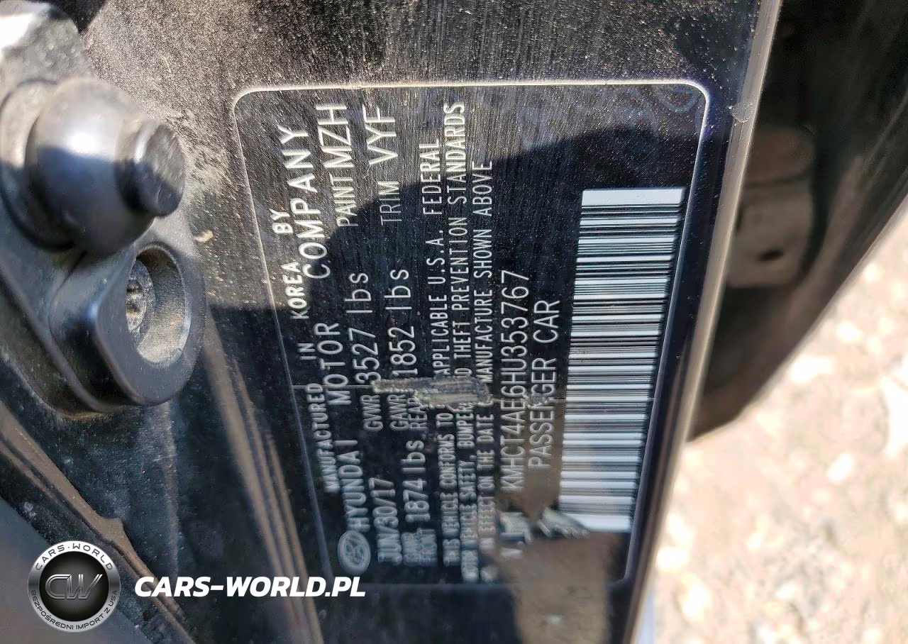 2017 Hyundai Accent Se VIN:KMHCT4AE6HU353767 - 12