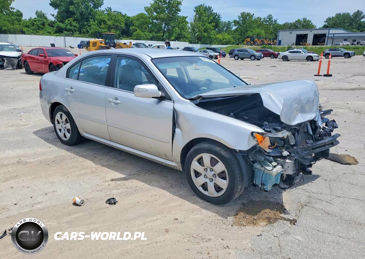 2009 Kia Optima Lx VIN:KNAGE228495321454 - 4
