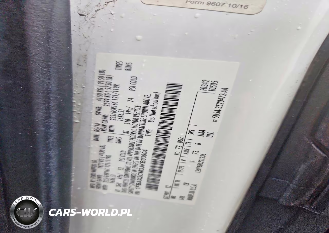 2018 Ford Transit T-350 VIN:1FBAX2CM3JKB03904 - 13