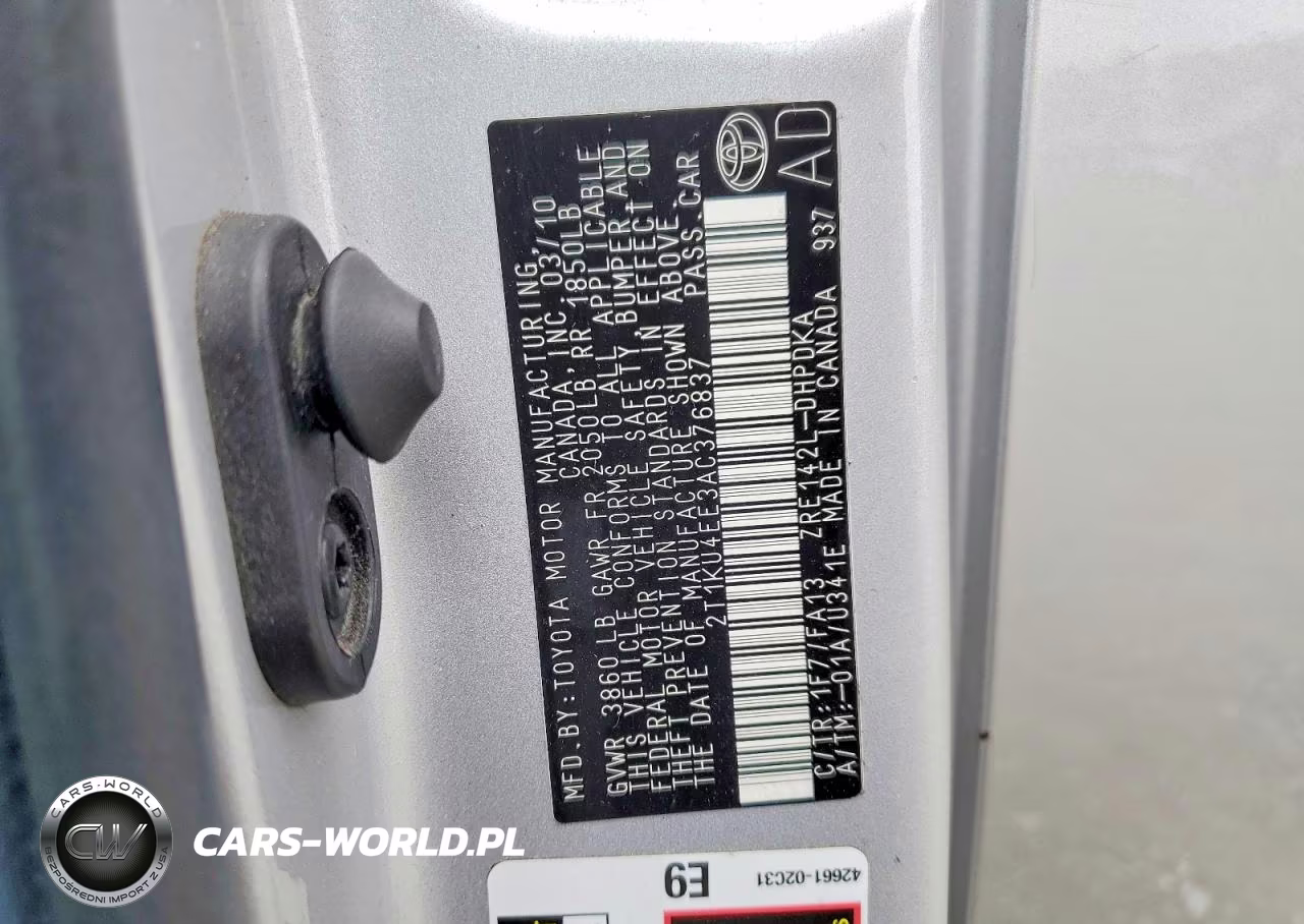 2010 Toyota Matrix Base VIN:2T1KU4EE3AC376837 - 12