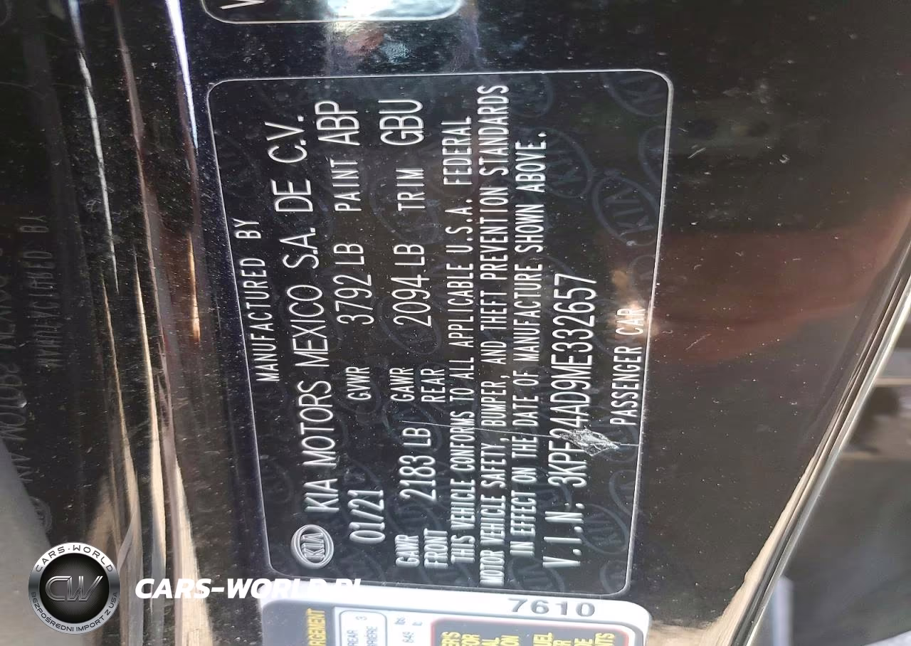 2021 Kia Forte Lxs VIN:3KPF24AD9ME332657 - 12