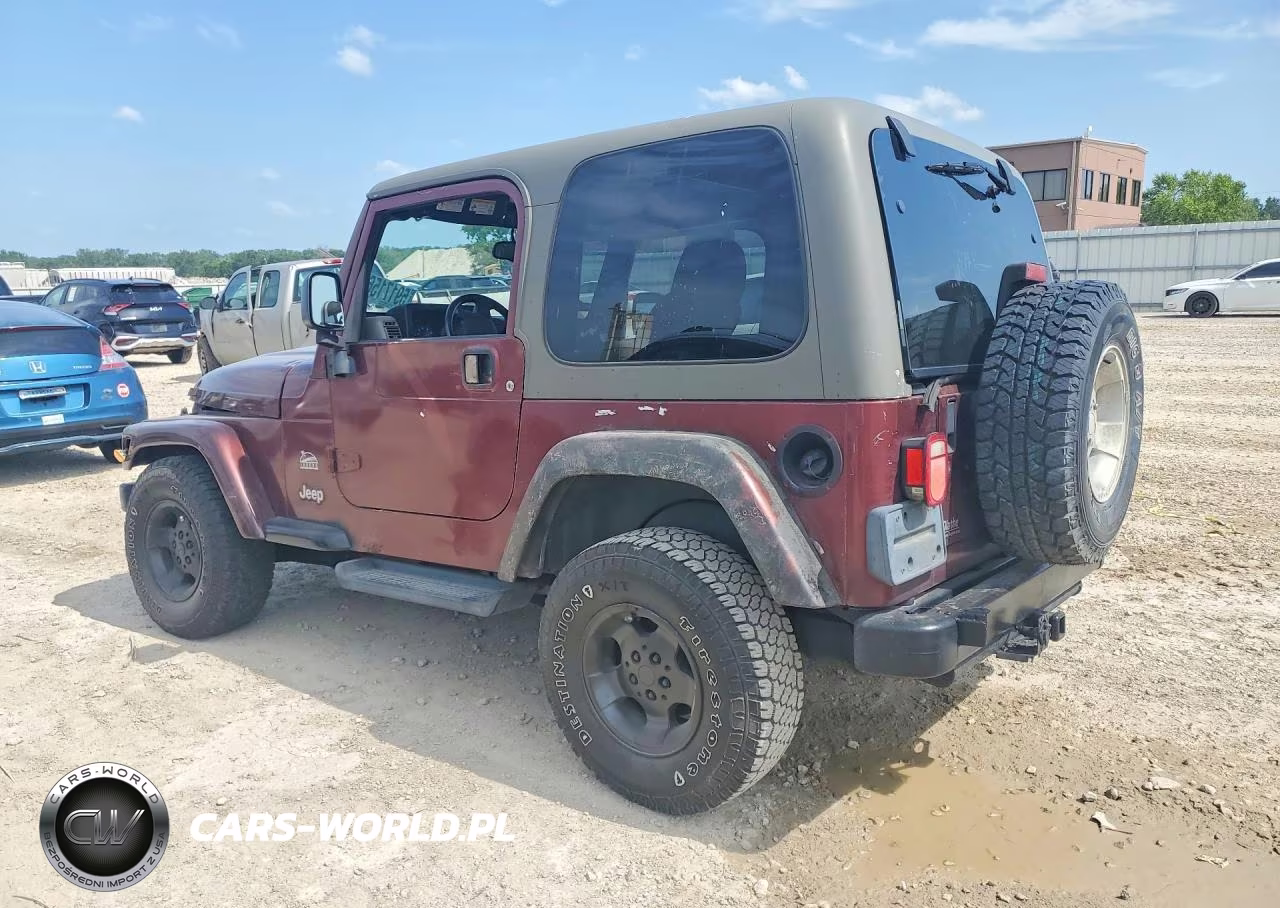 2003 Jeep Wrangler - Tj Sahara VIN:1J4FA59S73P352281 - 2