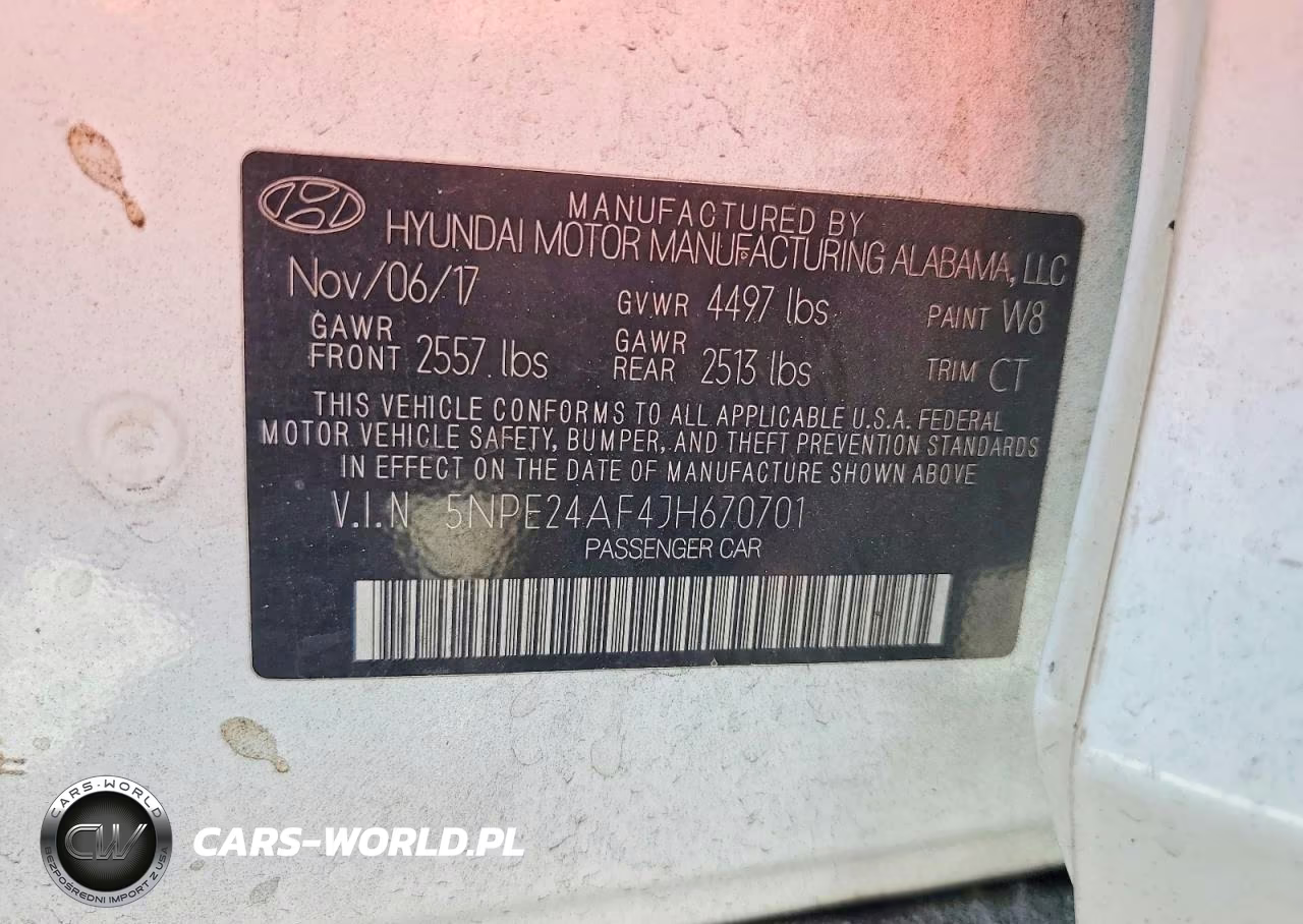 2018 Hyundai Sonata Se VIN:5NPE24AF4JH670701 - 12