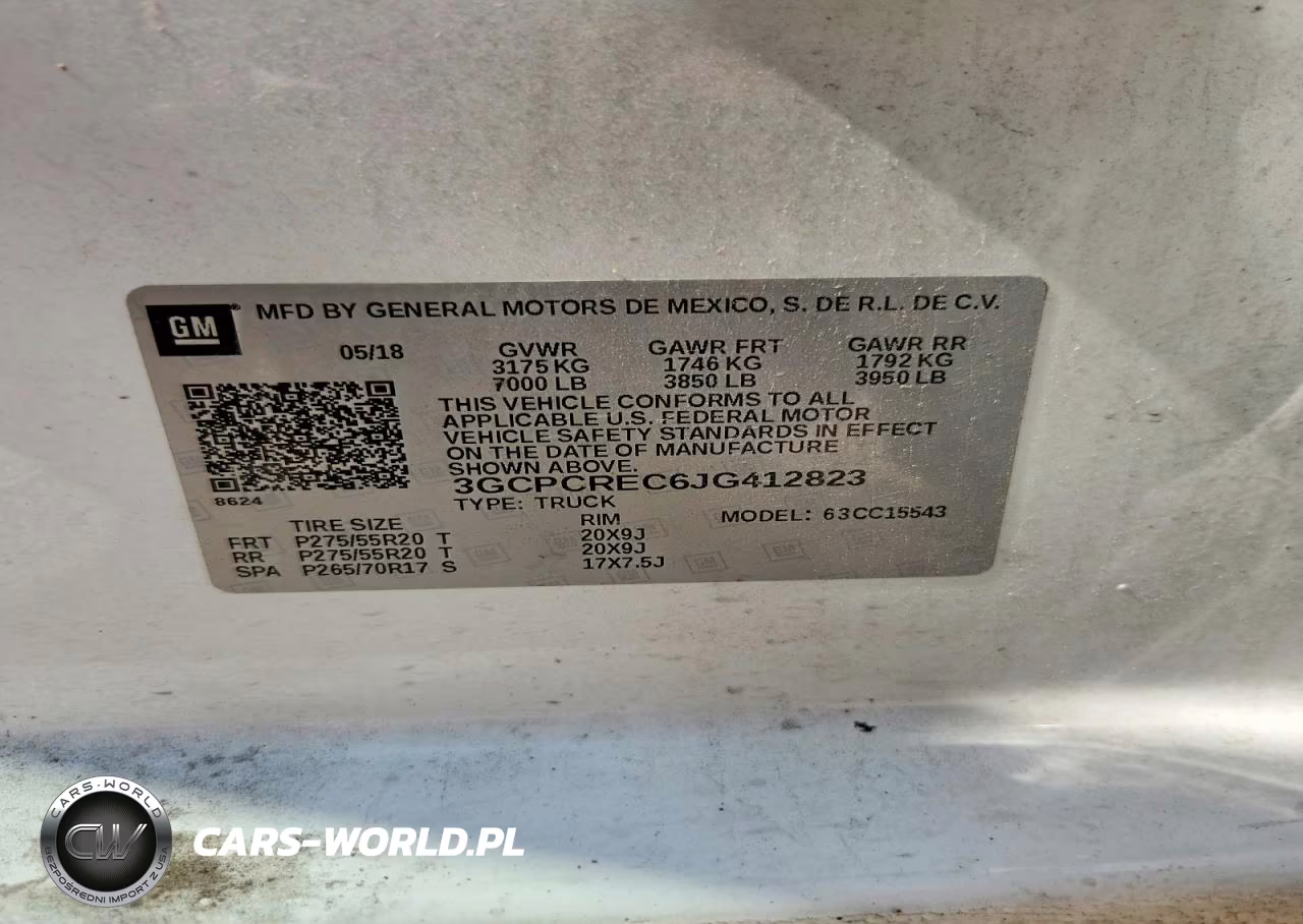 2018 Chevrolet Silverado C1500 Lt VIN:3GCPCREC6JG412823 - 12