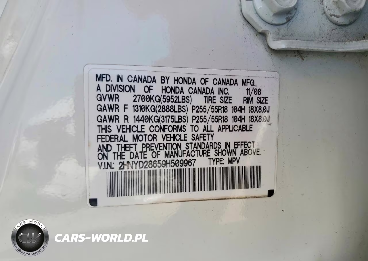 2009 Acura Mdx VIN:2HNYD28659H509967 - 13