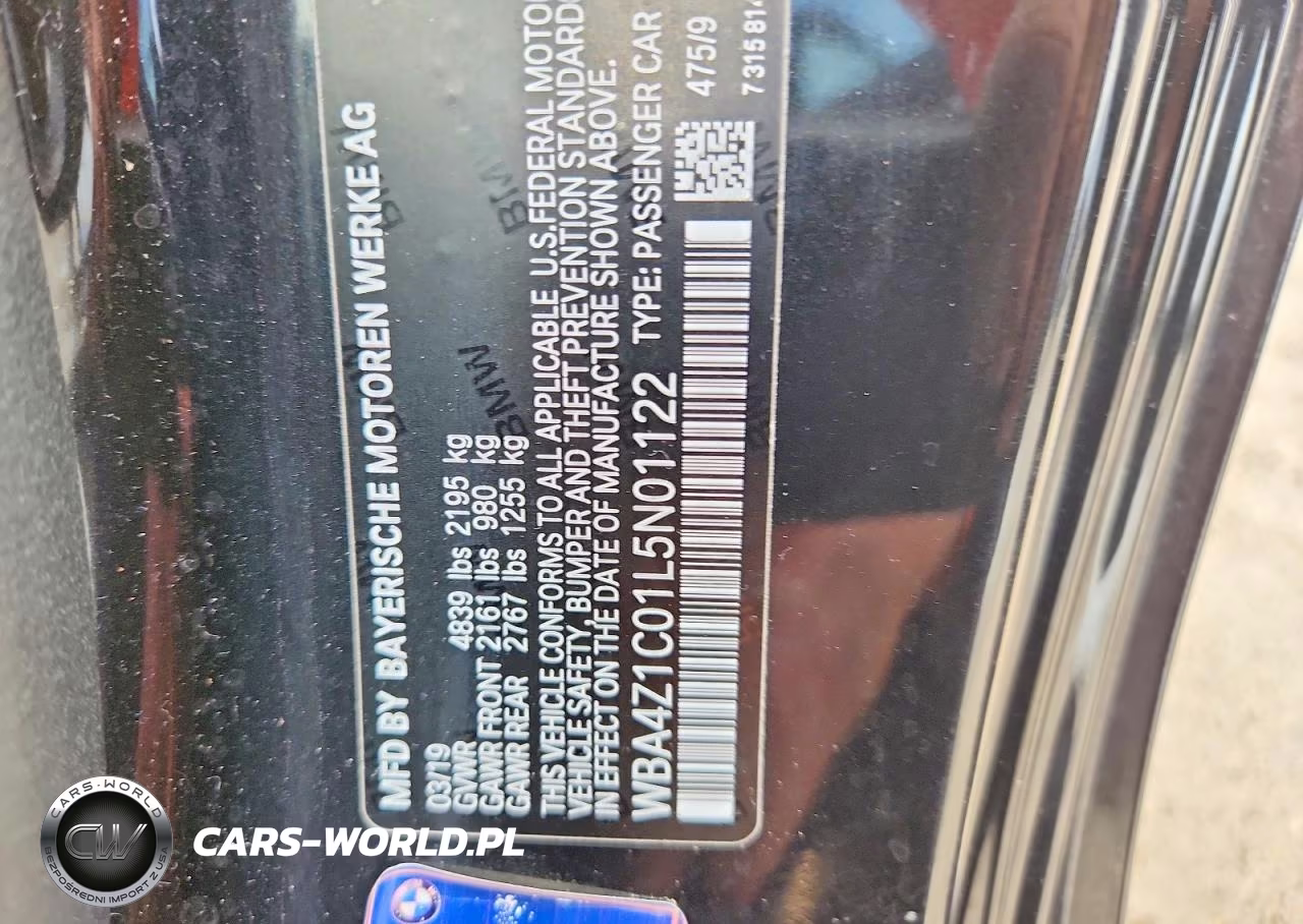 2020 BMW 430I VIN:WBA4Z1C01L5N01122 - 13