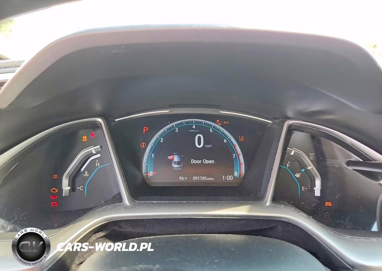 2019 Honda Civic Ex VIN:JHMFC1F35KX001257 - 9