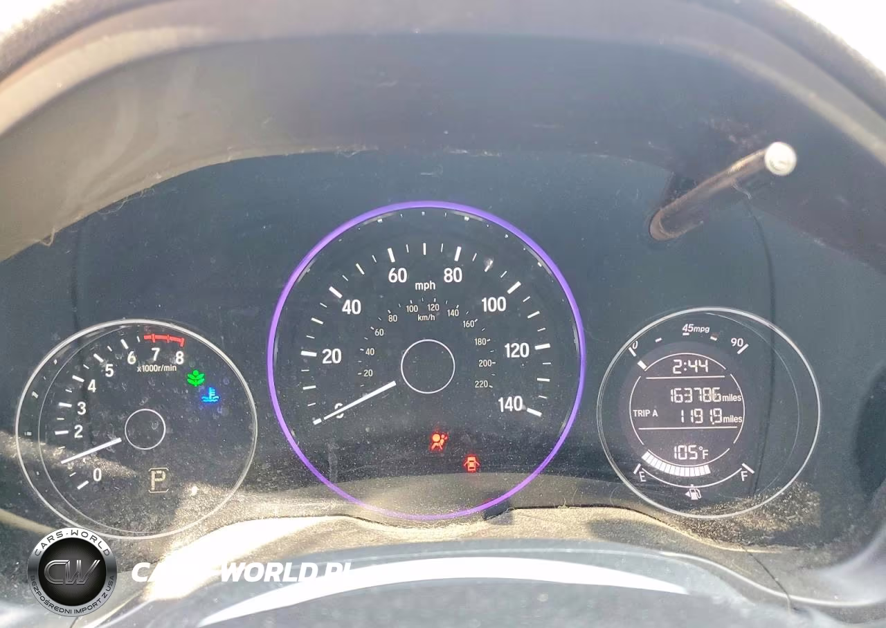 2016 Honda Hr-V Lx VIN:3CZRU6H33GM727874 - 9