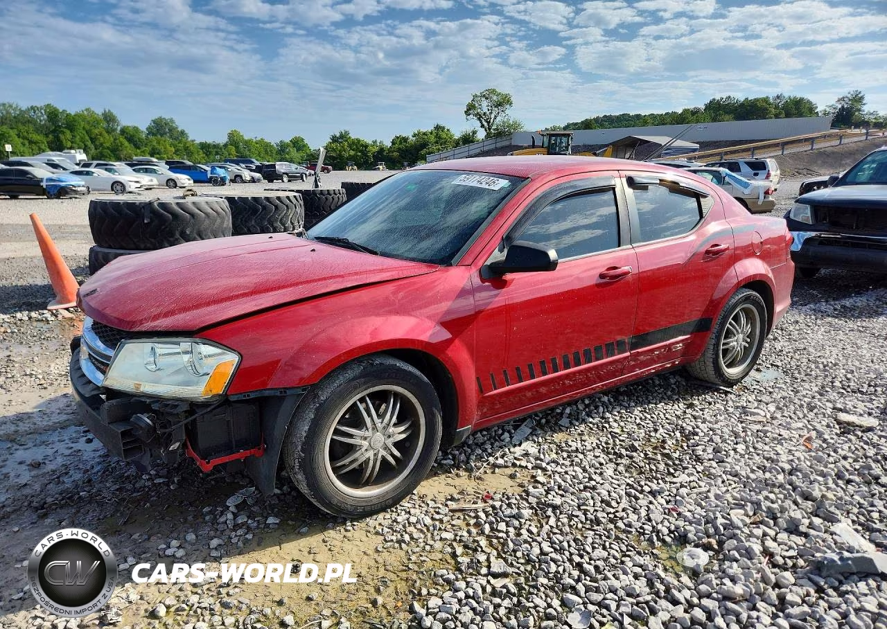 2013 Dodge Avenger Se VIN:1C3CDZAB1DN590115 - 1