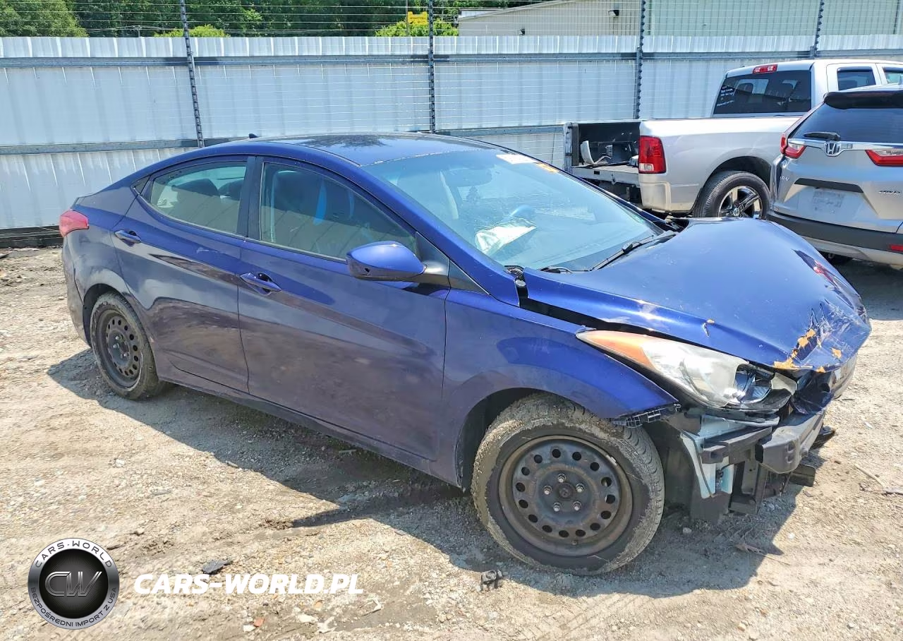 2012 Hyundai Elantra Gls VIN:5NPDH4AE2CH069274 - 4