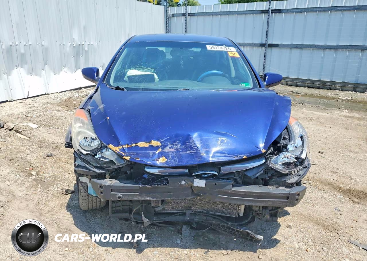 2012 Hyundai Elantra Gls VIN:5NPDH4AE2CH069274 - 5