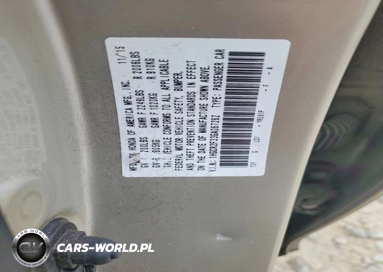 2016 Honda Accord Lx VIN:1HGCR2F33GA067262 - 12