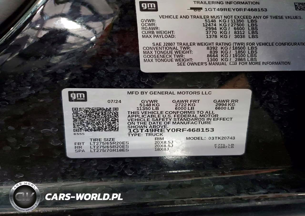 2024 GMC Sierra K2500 Denali VIN:1GT49REY0RF468153 - 12