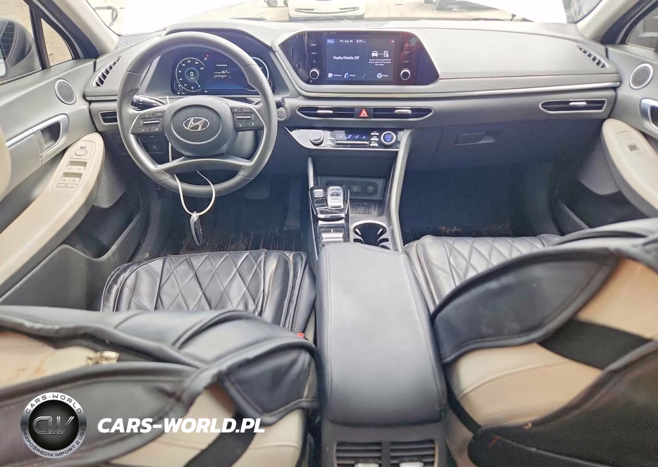 2022 Hyundai Sonata Sel VIN:KMHL14JA4NA226371 - 8