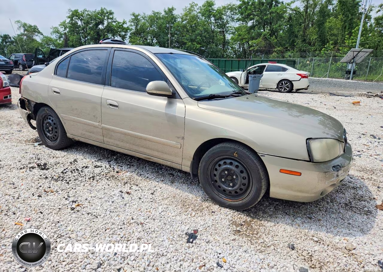 2002 Hyundai Elantra Gls VIN:KMHDN45D42U326719 - 4