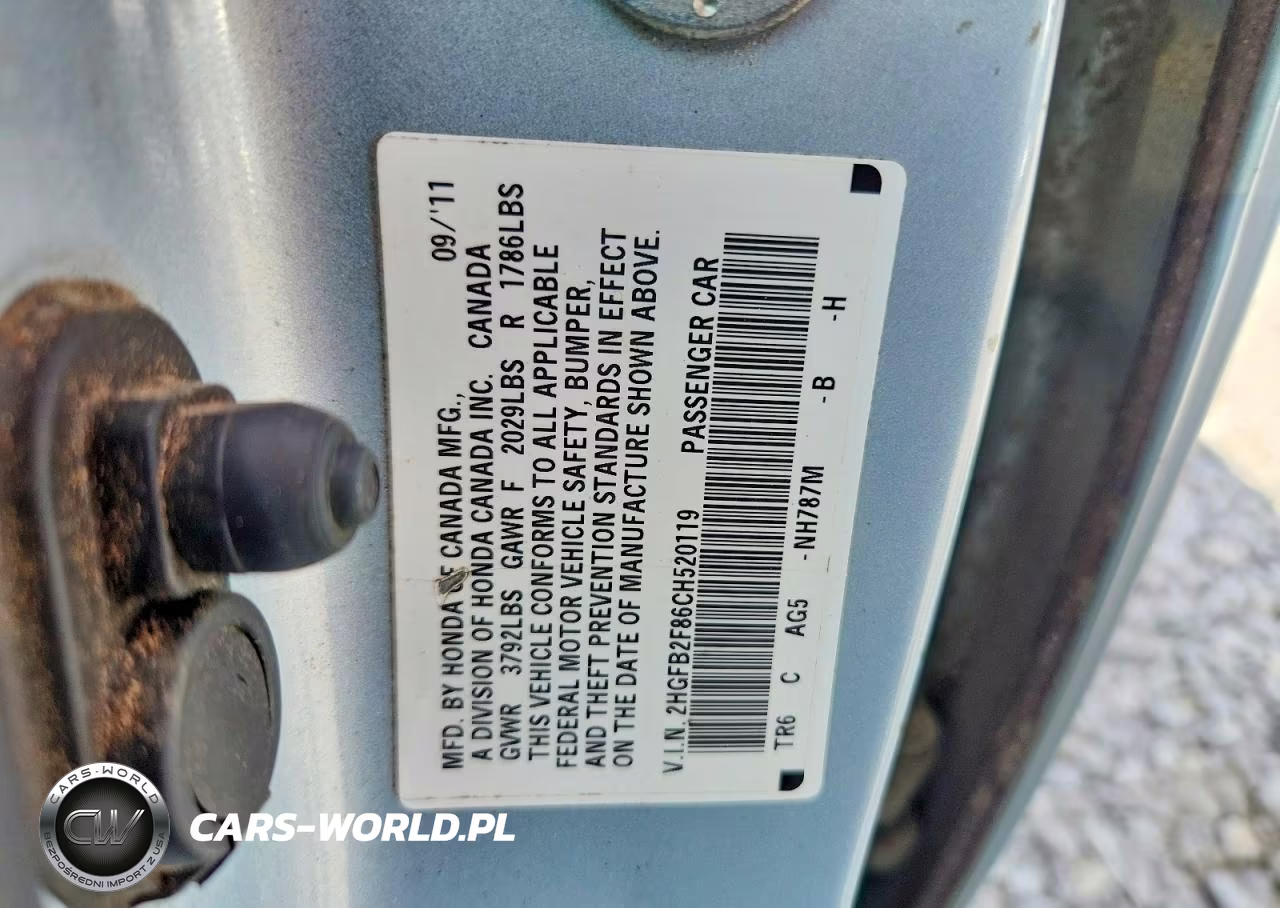 2012 Honda Civic Ex VIN:2HGFB2F86CH520119 - 12