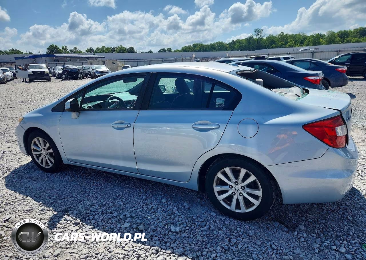 2012 Honda Civic Ex VIN:2HGFB2F86CH520119 - 2