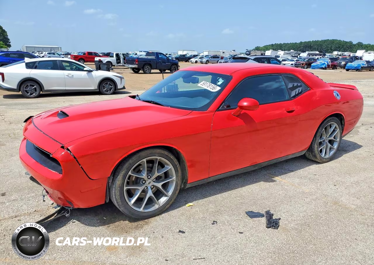2022 Dodge Challenger Gt VIN:2C3CDZJG1NH226413 - 1