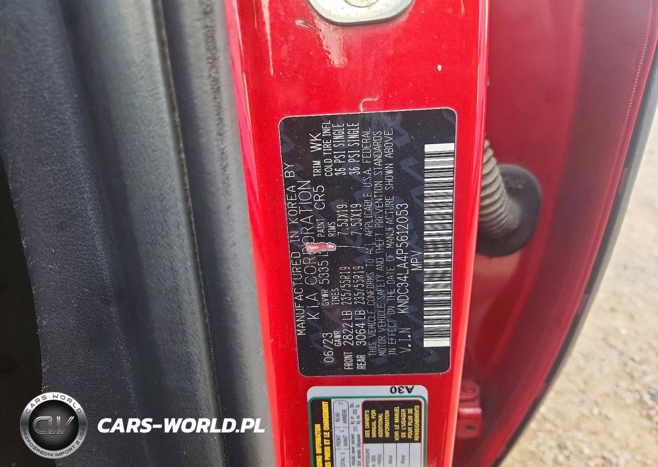 2023 Kia Ev6 Wind VIN:KNDC34LA4P5612053 - 12