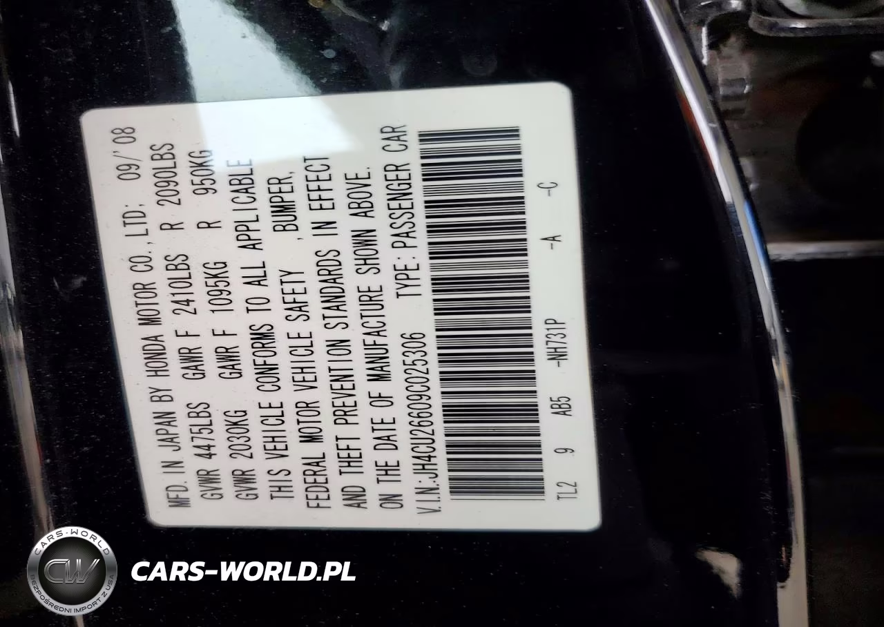 2009 Acura Tsx VIN:JH4CU26609C025306 - 12
