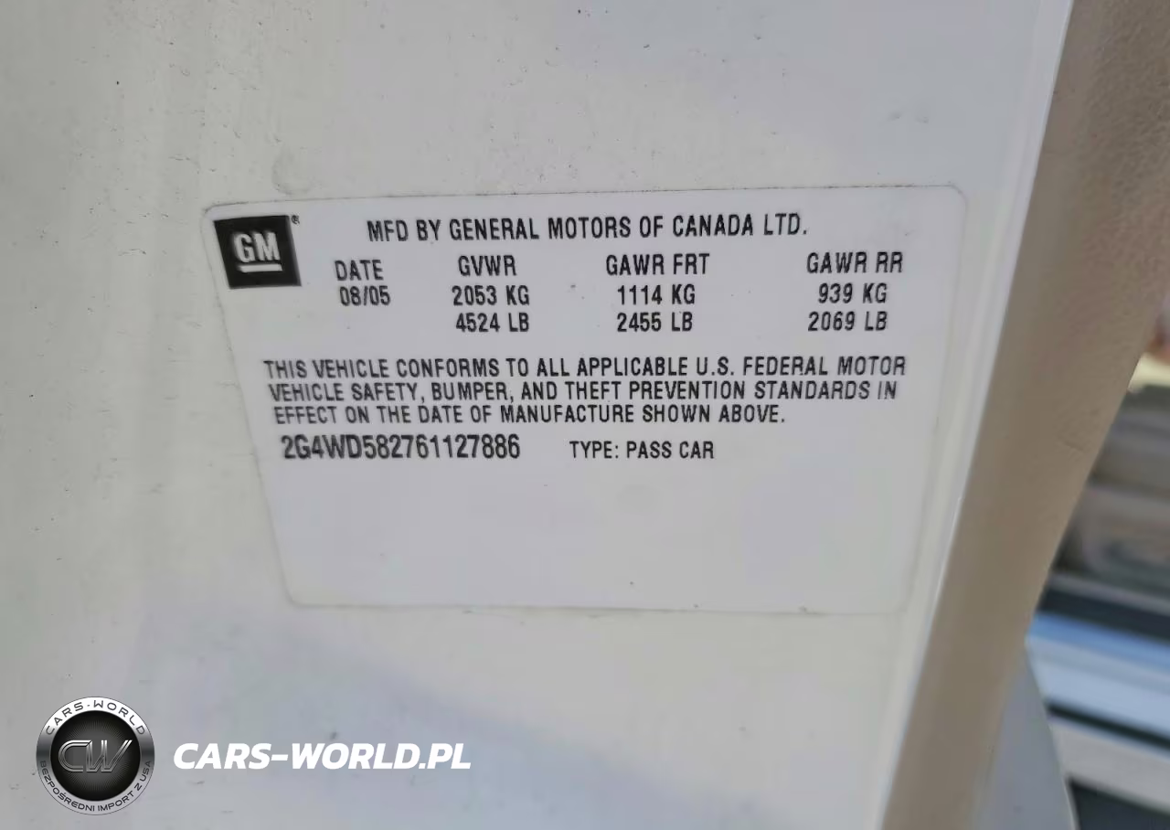 2006 Buick Lacrosse Cxl VIN:2G4WD582761127886 - 12