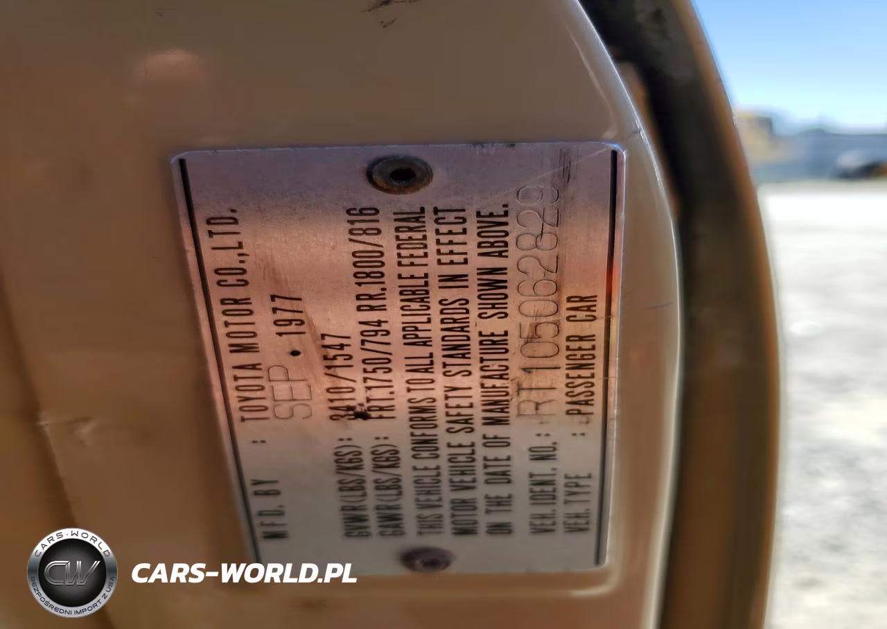 1981 Toyota Uk VIN:RT105062829 - 12