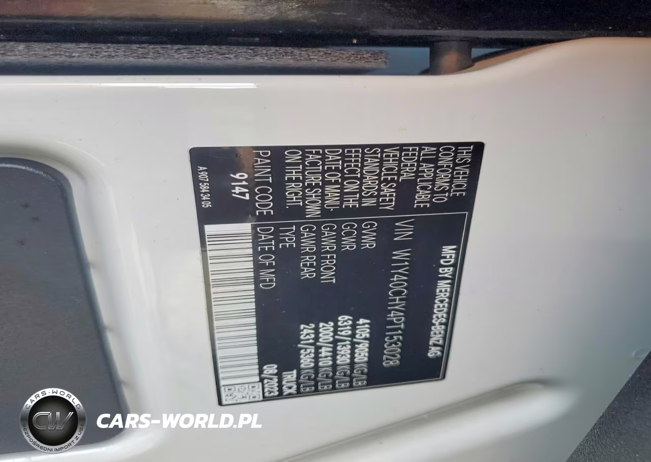 2023 Mercedes-Benz Sprinter 2500 VIN:W1Y40CHY4PT153028 - 13