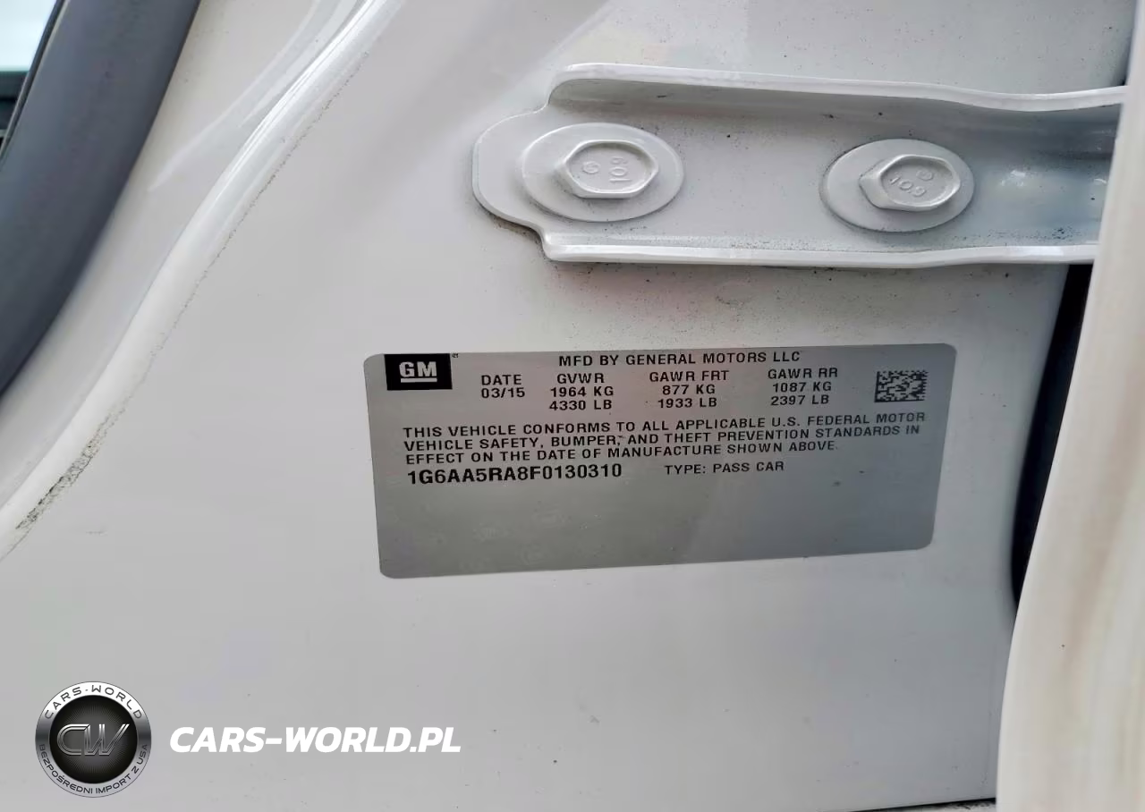 2015 Cadillac Ats VIN:1G6AA5RA8F0130310 - 12