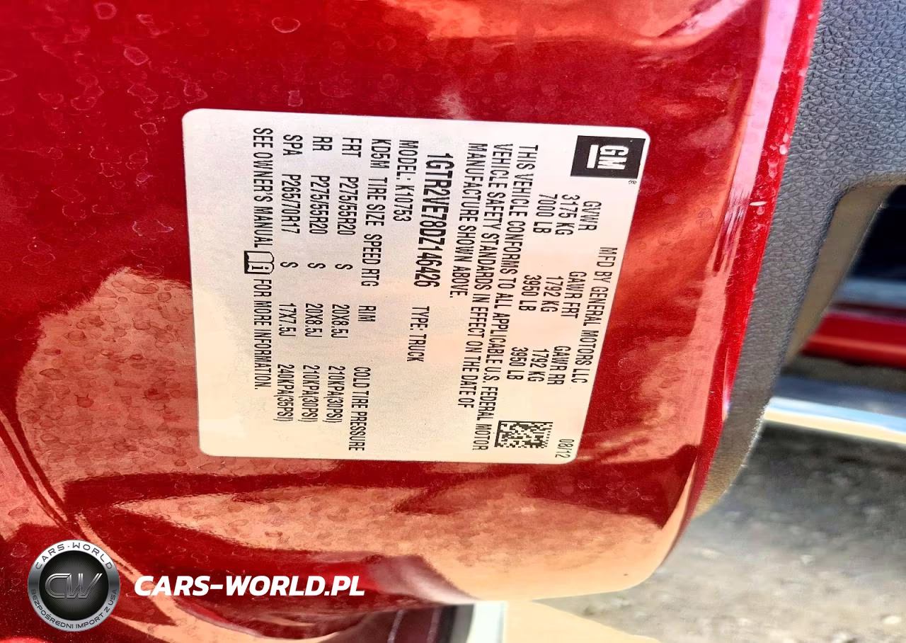 2013 GMC Sierra K1500 Sle VIN:1GTR2VE78DZ146426 - 12