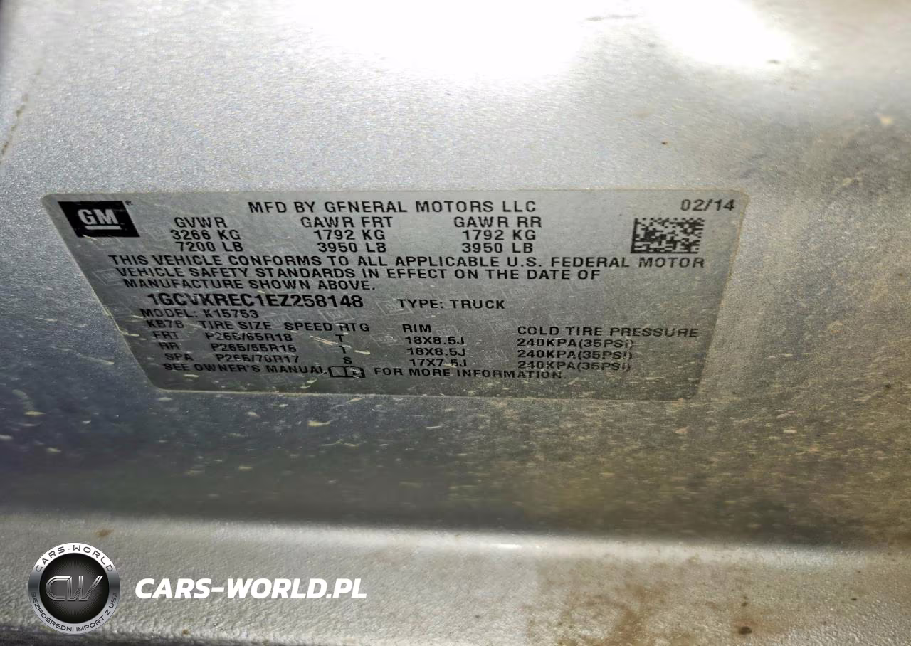 2014 Chevrolet Silverado K1500 Lt VIN:1GCVKREC1EZ258148 - 12