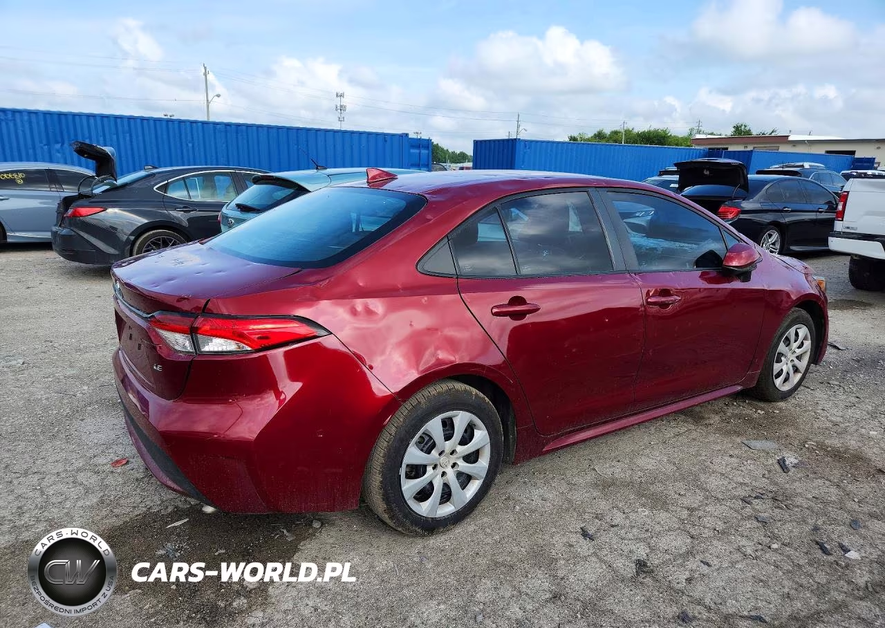 2022 Toyota Corolla Le VIN:5YFEPMAE0NP346338 - 3