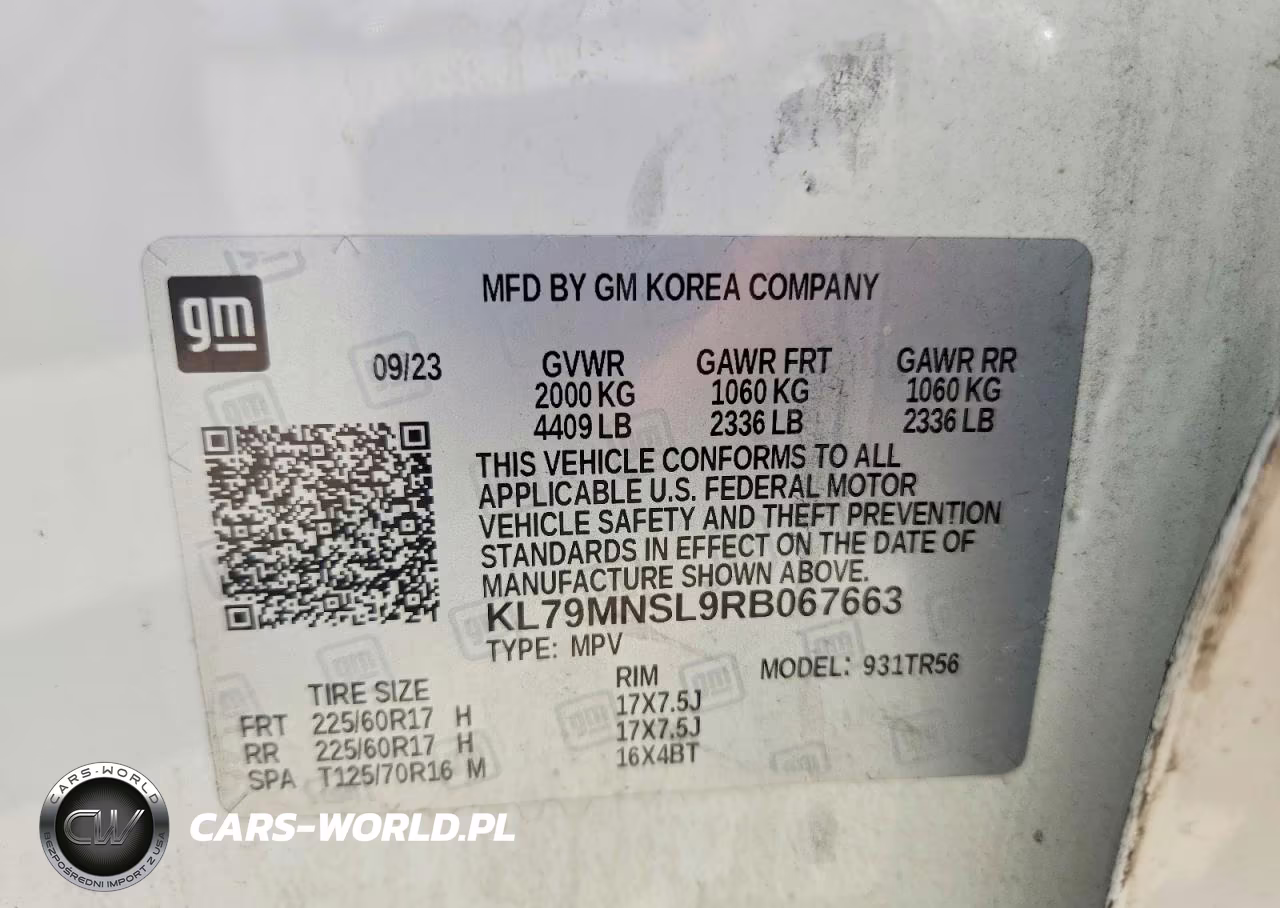 2024 Chevrolet Trailblazer Ls VIN:KL79MNSL9RB067663 - 13