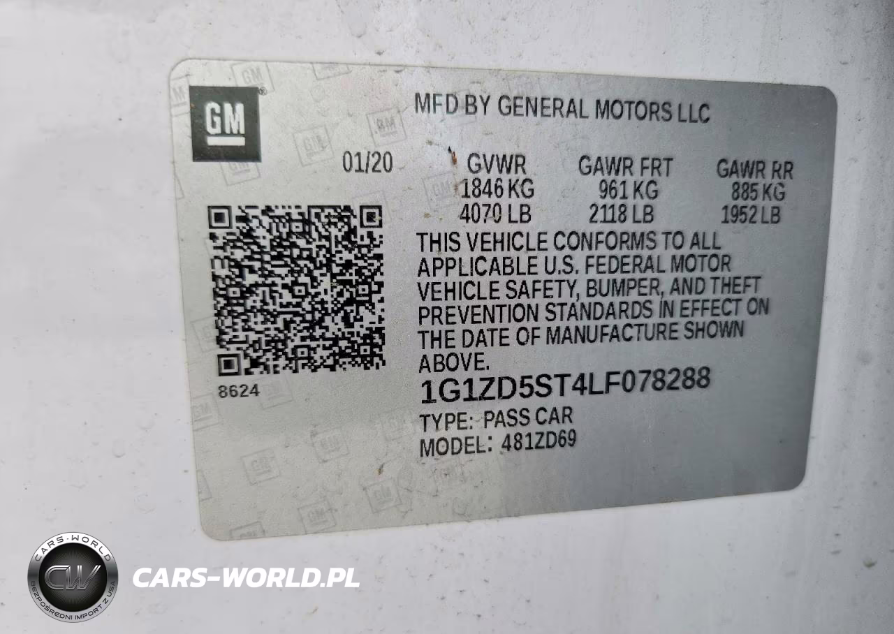 2020 Chevrolet Malibu Lt VIN:1G1ZD5ST4LF078288 - 12