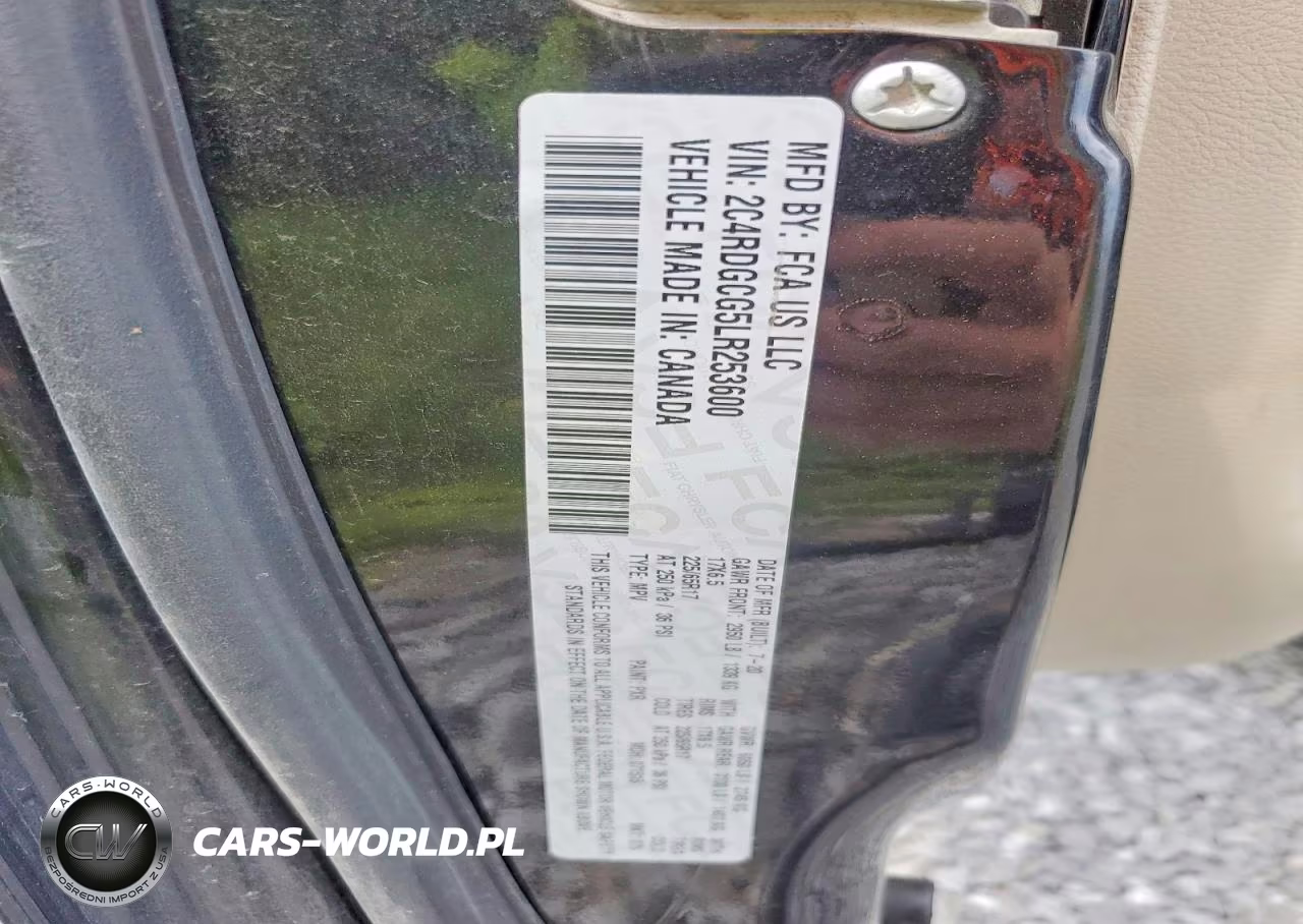 2020 Dodge Grand Caravan Sxt VIN:2C4RDGCG5LR253600 - 13