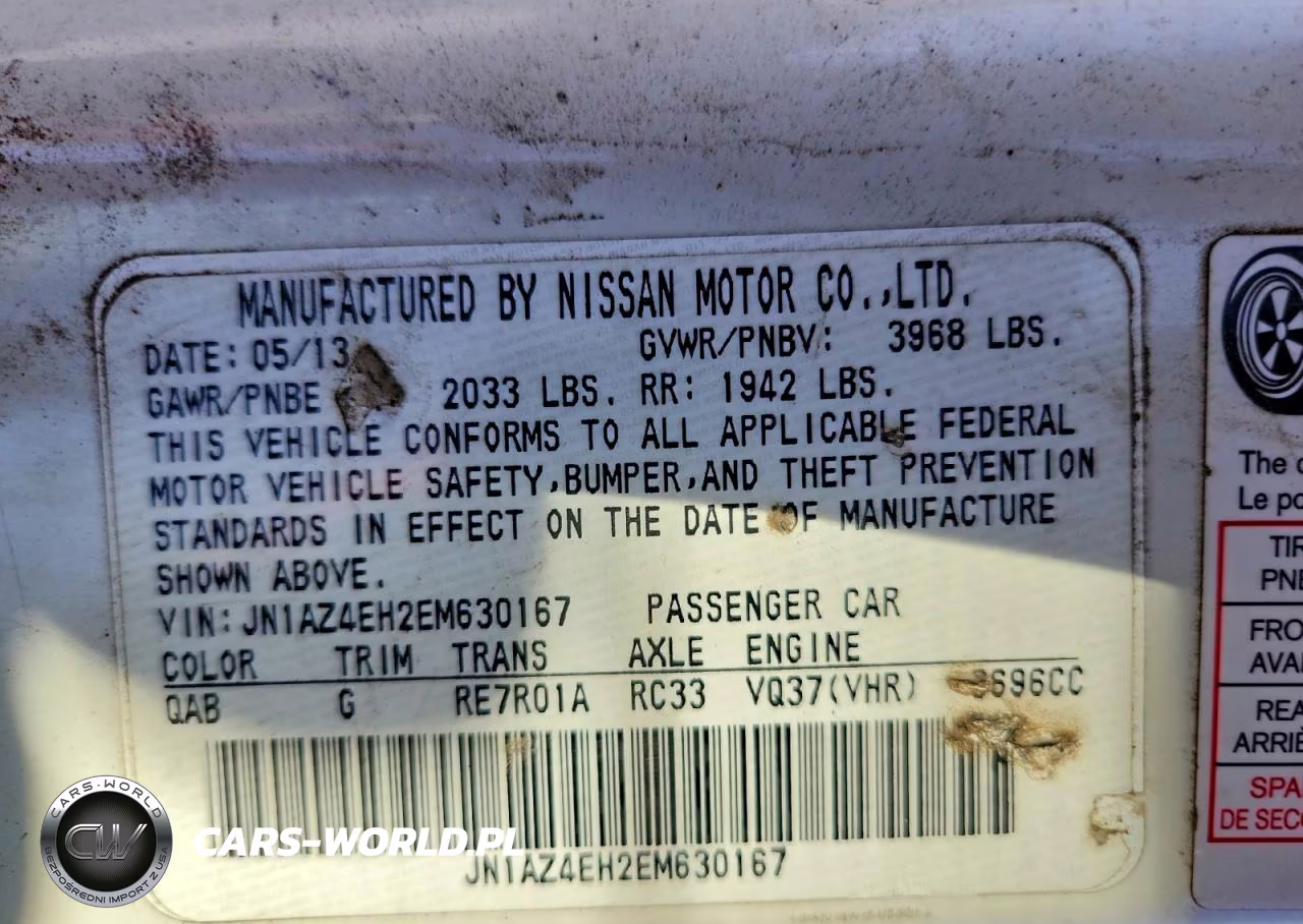 2014 Nissan 370Z Base VIN:JN1AZ4EH2EM630167 - 13