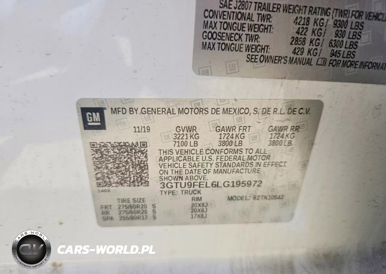 2020 GMC Sierra K1500 Denali VIN:3GTU9FEL6LG195972 - 13