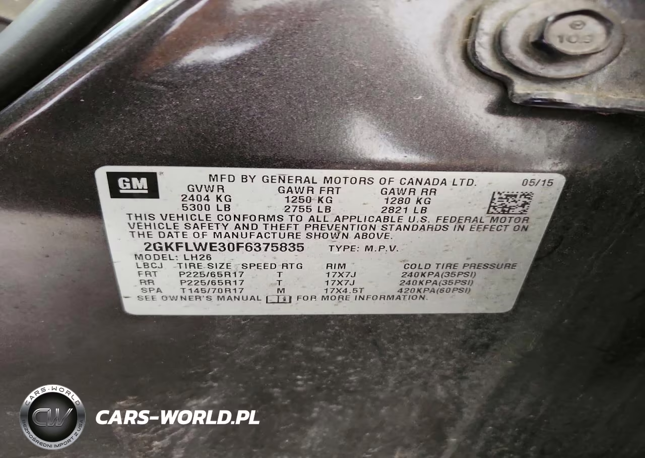 2015 GMC Terrain Sle VIN:2GKFLWE30F6375835 - 13