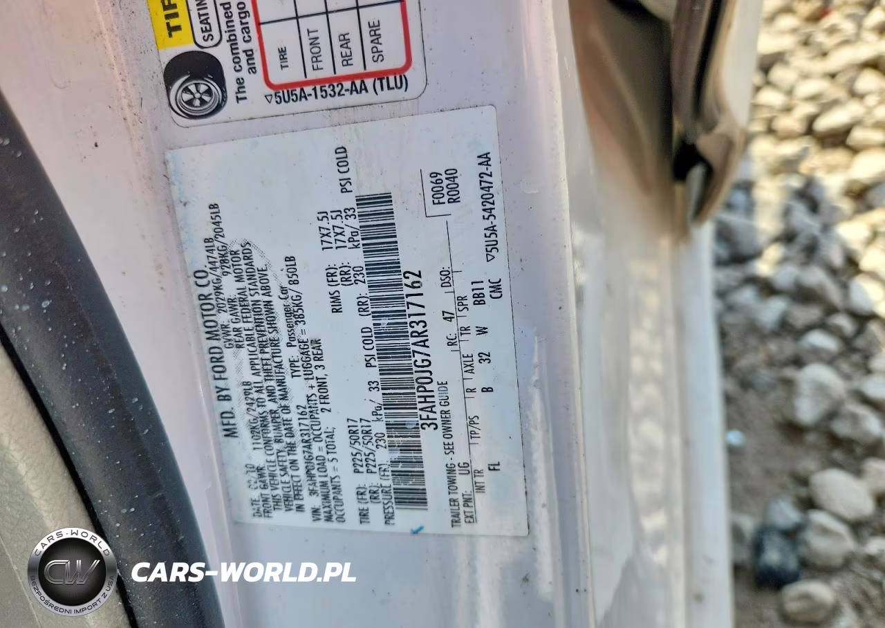 2010 Ford Fusion Sel VIN:3FAHP0JG7AR317162 - 12