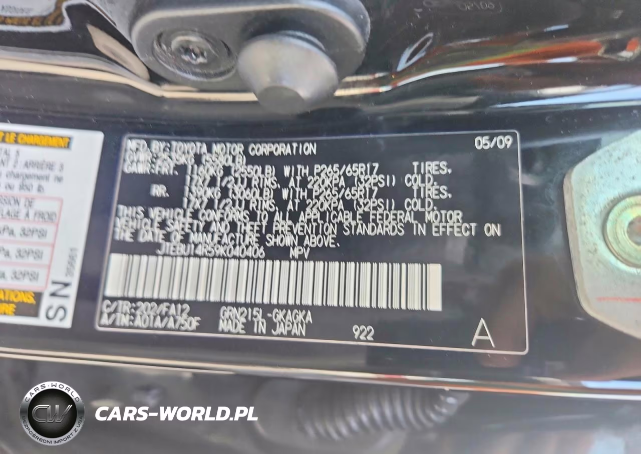 2009 Toyota 4Runner Sr5 VIN:JTEBU14R59K040406 - 12