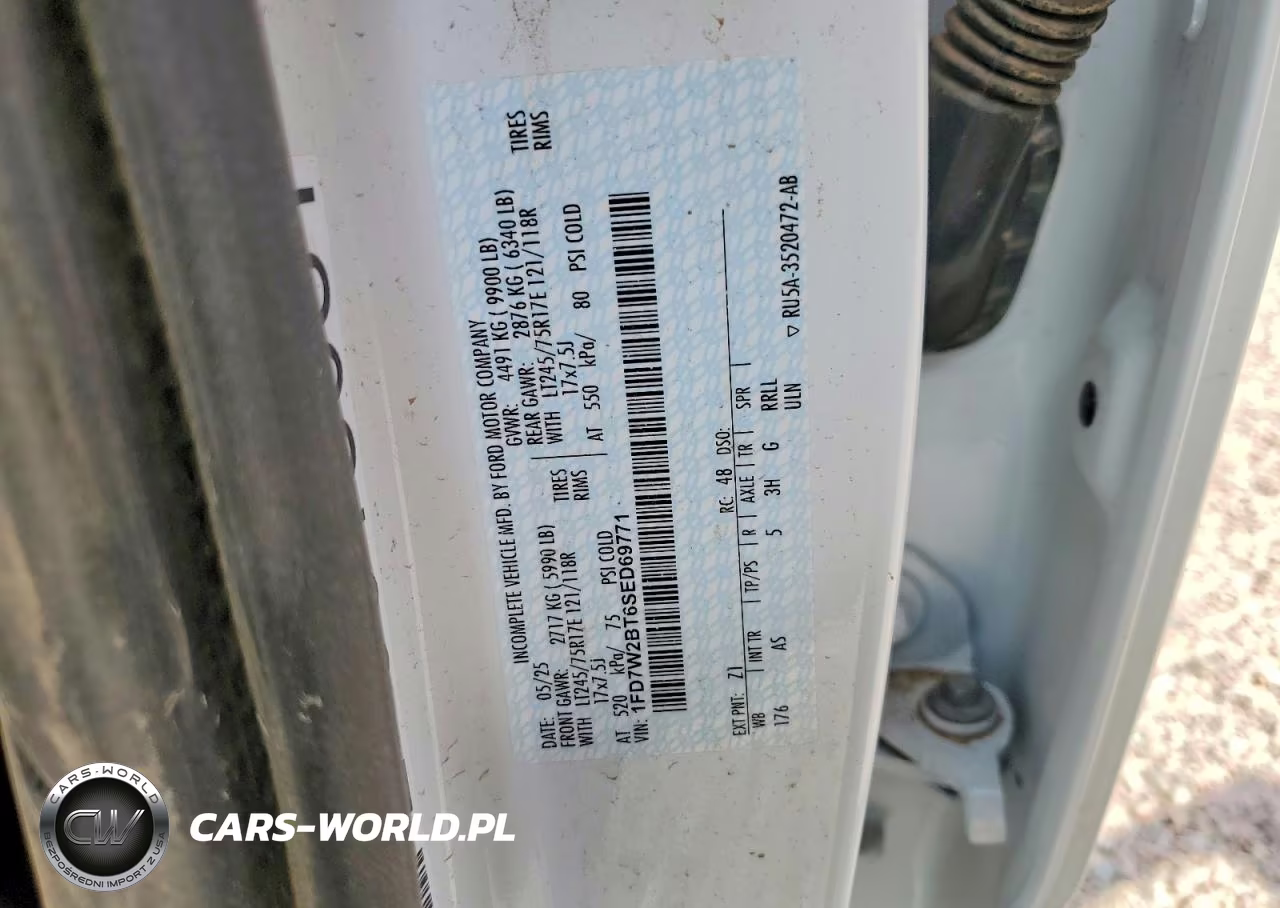 2025 Ford F250 Super Duty VIN:1FD7W2BT6SED69771 - 13