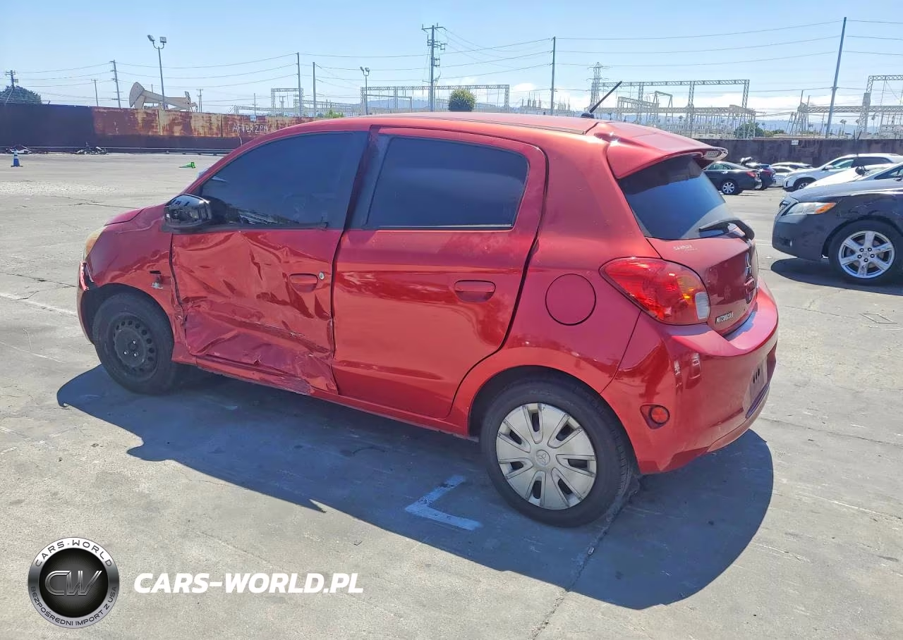 2015 Mitsubishi Mirage De VIN:ML32A3HJ8FH032132 - 2