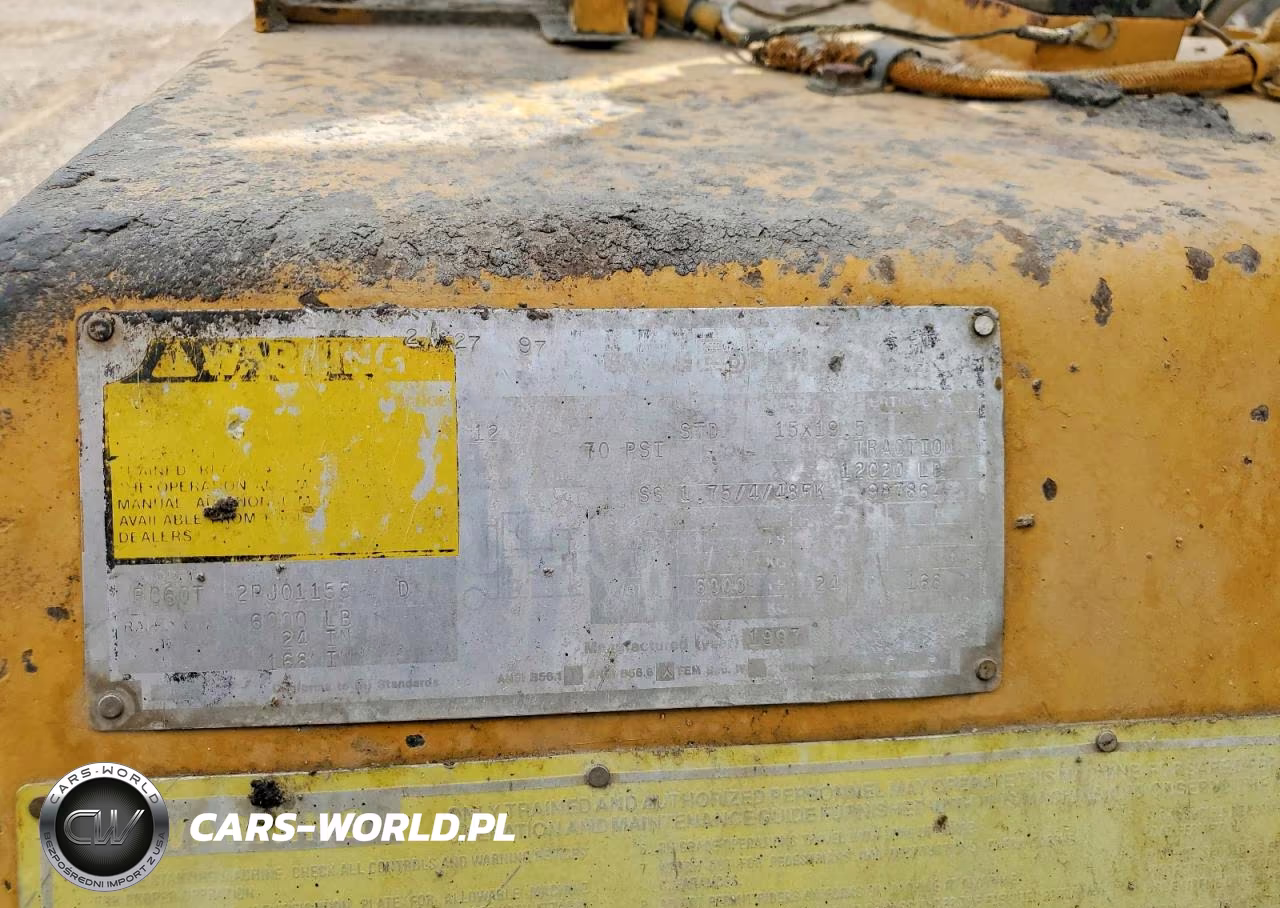 1997 Forklift VIN:0000000002PJ011 - 10