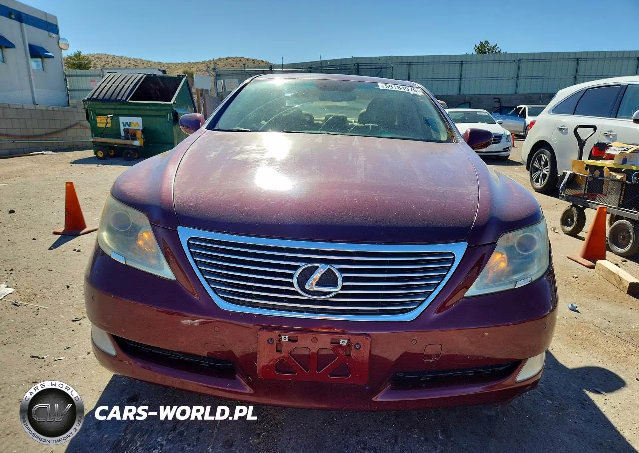 2007 Lexus Ls 460 VIN:JTHBL46F875040275 - 5
